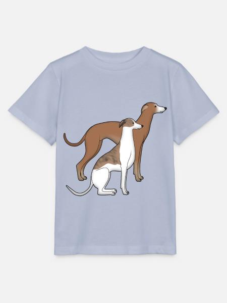 Zwei Whippets - Stanley/Stella Kinder T-Shirt MINI CREATOR  - Lavendel-Violett
