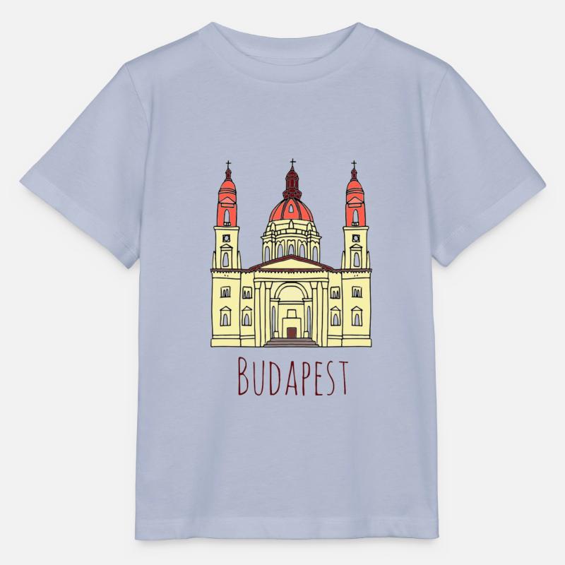 Budapest - T-shirt bio MINI CREATOR Stanley/Stella Enfant - lavande-violet