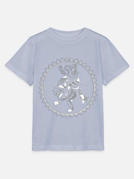 Abstraktes Ganesha - Stanley/Stella Kinder T-Shirt MINI CREATOR - Lavendel-Violett