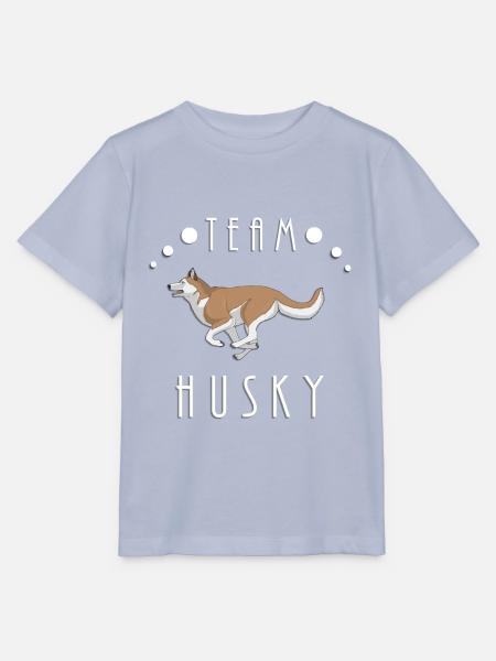 Team Husky - Red and White - Stanley/Stella Kinder T-Shirt MINI CREATOR  - Lavendel-Violett