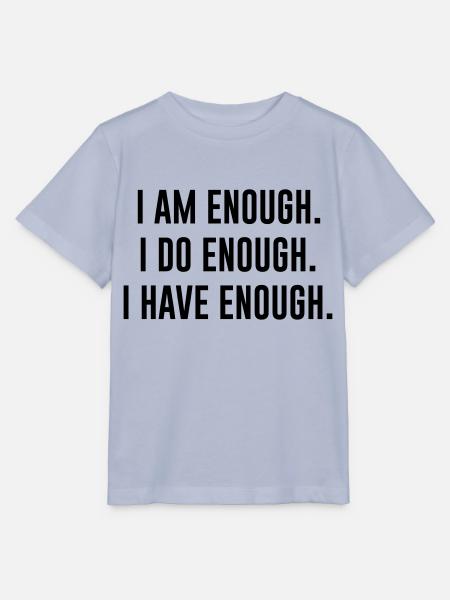 I AM ENOUGH , I DO ENOUGH , I HAVE ENOUGH - Stanley/Stella Kinder T-Shirt MINI CREATOR - Lavendel-Violett