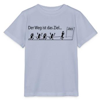 DAS ZIEL - MARATHON - Stanley/Stella Kinder T-Shirt MINI CREATOR  - Lavendel-Violett - Vorne - Braiden (125cm)