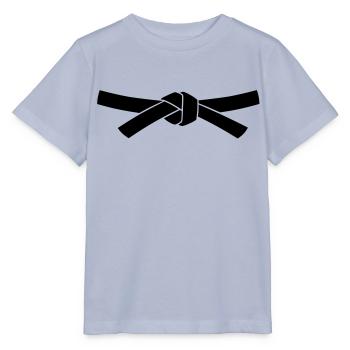 Ceinture - T-shirt bio MINI CREATOR Stanley/Stella Enfant - lavande-violet - Devant - Braiden (125cm)