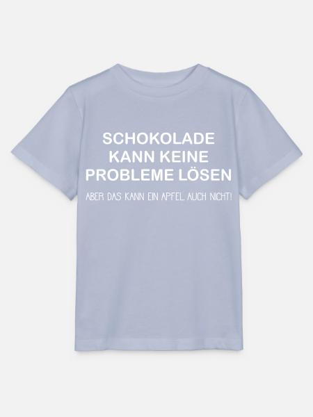 Schokolade löst keine Probleme - Stanley/Stella Kinder T-Shirt MINI CREATOR  - Lavendel-Violett