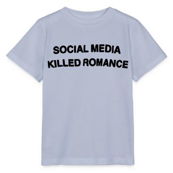 les réseaux sociaux ont tué la romance - T-shirt bio MINI CREATOR Stanley/Stella Enfant - lavande-violet - Devant - Braiden (125cm)