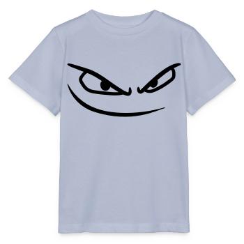 gesicht boese augen gefaehrlich gemein comic carto - Stanley/Stella Kinder T-Shirt MINI CREATOR  - Lavendel-Violett - Vorne - Braiden (125cm)