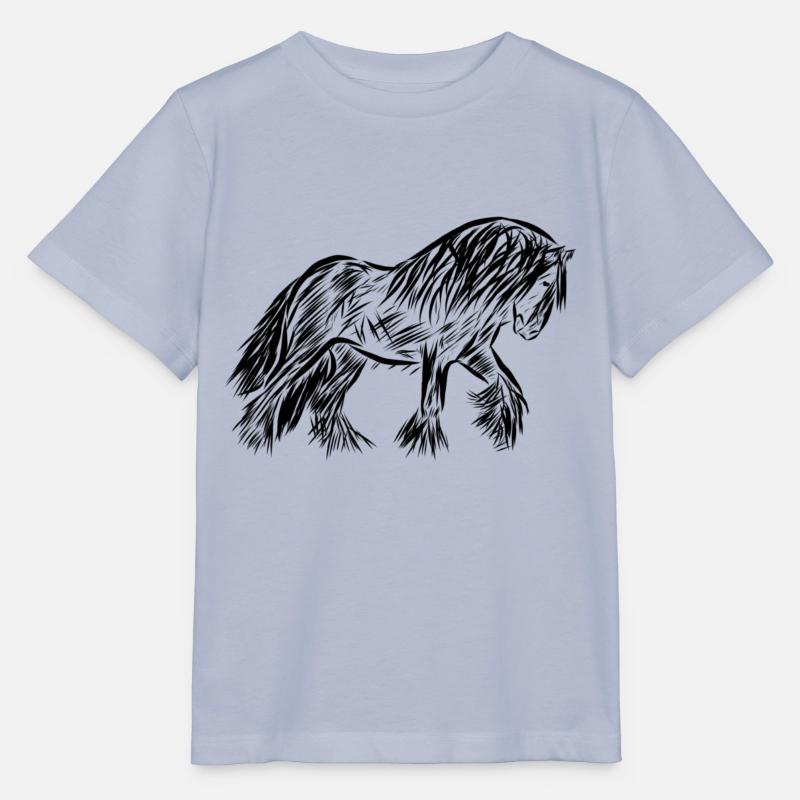Cheval - T-shirt bio MINI CREATOR Stanley/Stella Enfant - lavande-violet