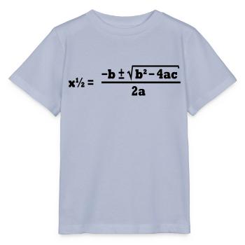 quadratic formula - Stanley/Stella MINI CREATOR Kids’ T-Shirt - lavender-violet - Front - Braiden (125cm)