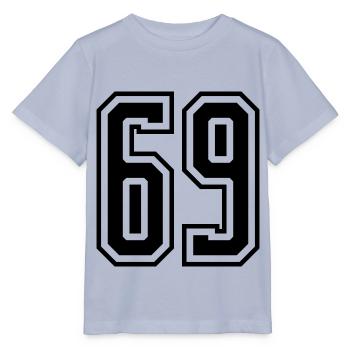 69 Numéro de numéro - T-shirt bio MINI CREATOR Stanley/Stella Enfant - lavande-violet - Devant - Braiden (125cm)