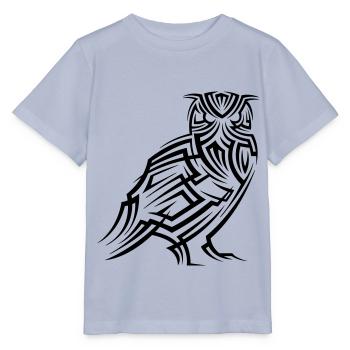 Eule Tribal Tattoo - Stanley/Stella Kinder T-Shirt MINI CREATOR  - Lavendel-Violett - Vorne - Braiden (125cm)