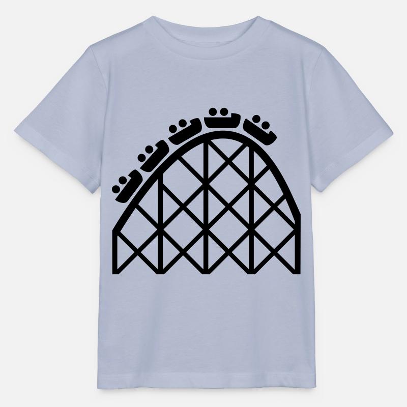 roller coaster - Stanley/Stella MINI CREATOR Kids’ T-Shirt - lavender-violet