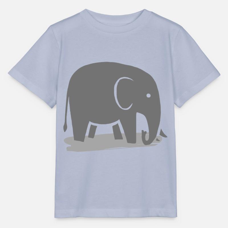 Elefant - Stanley/Stella Kinder T-Shirt MINI CREATOR  - Lavendel-Violett