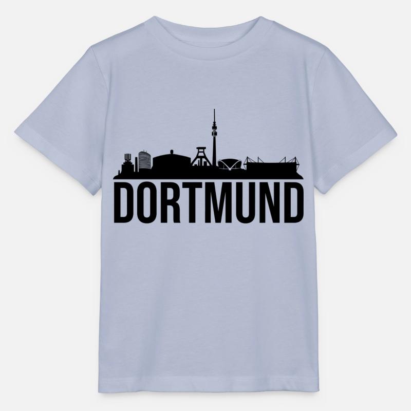 dortmund skyline black - T-shirt bio MINI CREATOR Stanley/Stella Enfant - lavande-violet