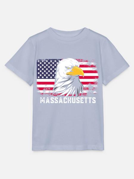 Massachusetts - Stanley/Stella Kinder T-Shirt MINI CREATOR - Lavendel-Violett