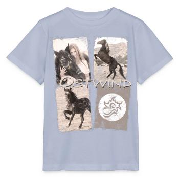 Ostwind Aufbruch nach Ora Kachel-Mix - Stanley/Stella Kinder T-Shirt MINI CREATOR  - Lavendel-Violett - Vorne - Braiden (125cm)