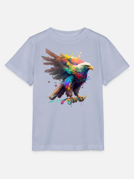 Regenbogen Adler ∞ Rainbow Eagle ∞ vauART - Stanley/Stella Kinder T-Shirt MINI CREATOR - Lavendel-Violett