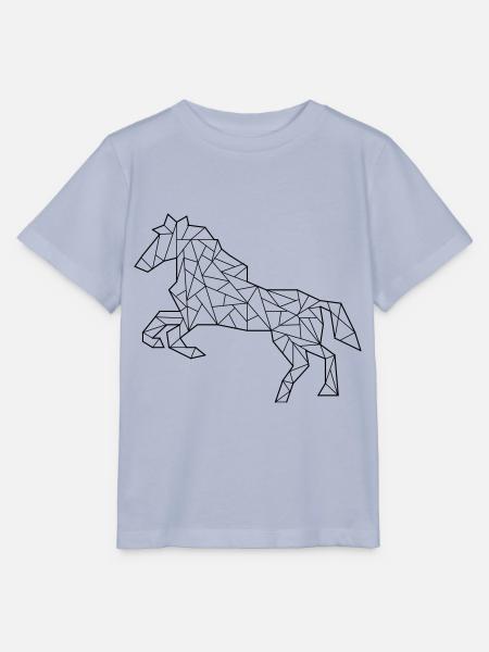 Pferd Origami - Stanley/Stella Kinder T-Shirt MINI CREATOR - Lavendel-Violett