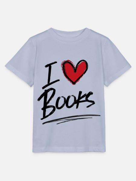 Ich liebe Bücher - Stanley/Stella Kinder T-Shirt MINI CREATOR - Lavendel-Violett