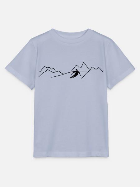 alpine skiing - Stanley/Stella Kinder T-Shirt MINI CREATOR  - Lavendel-Violett