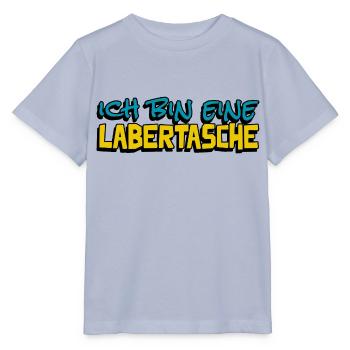 lustige Aussage ich bin eine Labertasche - Stanley/Stella Kinder T-Shirt MINI CREATOR  - Lavendel-Violett - Vorne - Braiden (125cm)