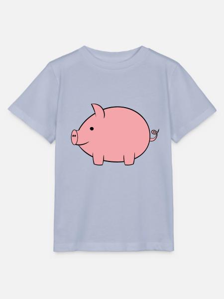 Schwein - Stanley/Stella Kinder T-Shirt MINI CREATOR - Lavendel-Violett