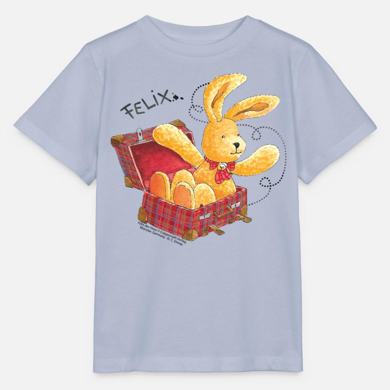 Felix der Hase im Reisekoffer - Stanley/Stella Kinder T-Shirt MINI CREATOR  - Lavendel-Violett