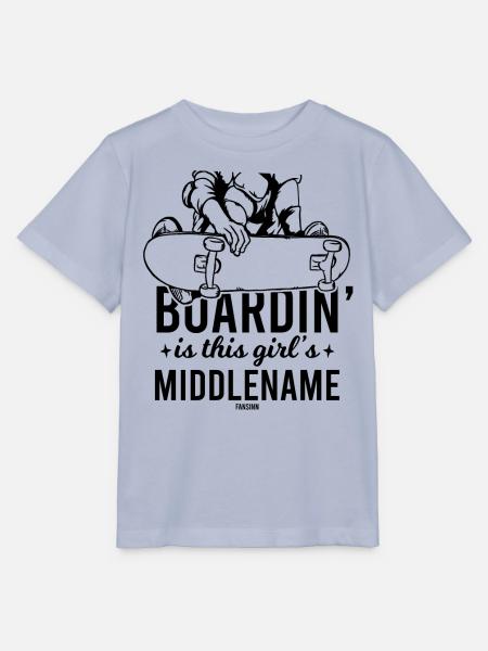 Skateboard Deck Mädchen Ollie - Stanley/Stella Kinder T-Shirt MINI CREATOR - Lavendel-Violett