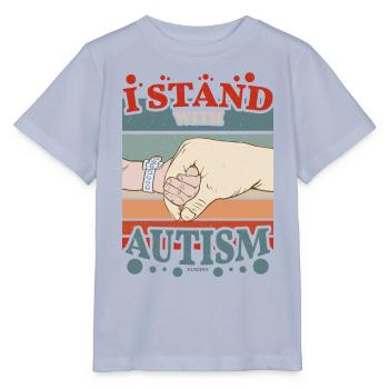 ich stehe zum Autismus - Stanley/Stella Kinder T-Shirt MINI CREATOR  - Lavendel-Violett - Vorne - Braiden (125cm)