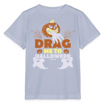 Halloween Kürbis Geist Monster Geschenk - Stanley/Stella Kinder T-Shirt MINI CREATOR  - Lavendel-Violett - Vorne - Braiden (125cm)