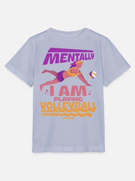 Volleyball Beachvolleyball Geschenk Strand - Stanley/Stella Kinder T-Shirt MINI CREATOR  - Lavendel-Violett