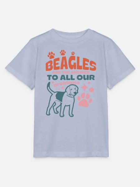 lustiger Beagle Spruch für Hundeliebhaber - Stanley/Stella Kinder T-Shirt MINI CREATOR  - Lavendel-Violett