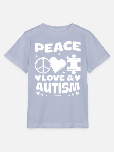 Autist Autismus Awareness Frieden Liebe - Stanley/Stella Kinder T-Shirt MINI CREATOR  - Lavendel-Violett