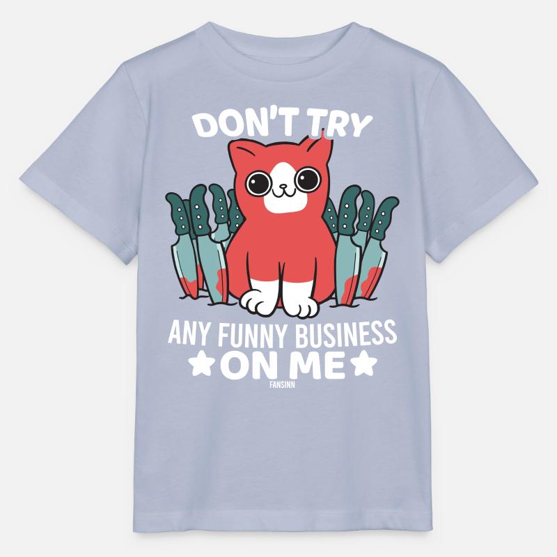 Le chat mignon est fou - T-shirt bio MINI CREATOR Stanley/Stella Enfant - lavande-violet