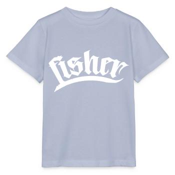 fisch fischer fishing fisher club hecht angeln cap - Stanley/Stella Kinder T-Shirt MINI CREATOR  - Lavendel-Violett - Vorne - Braiden (125cm)