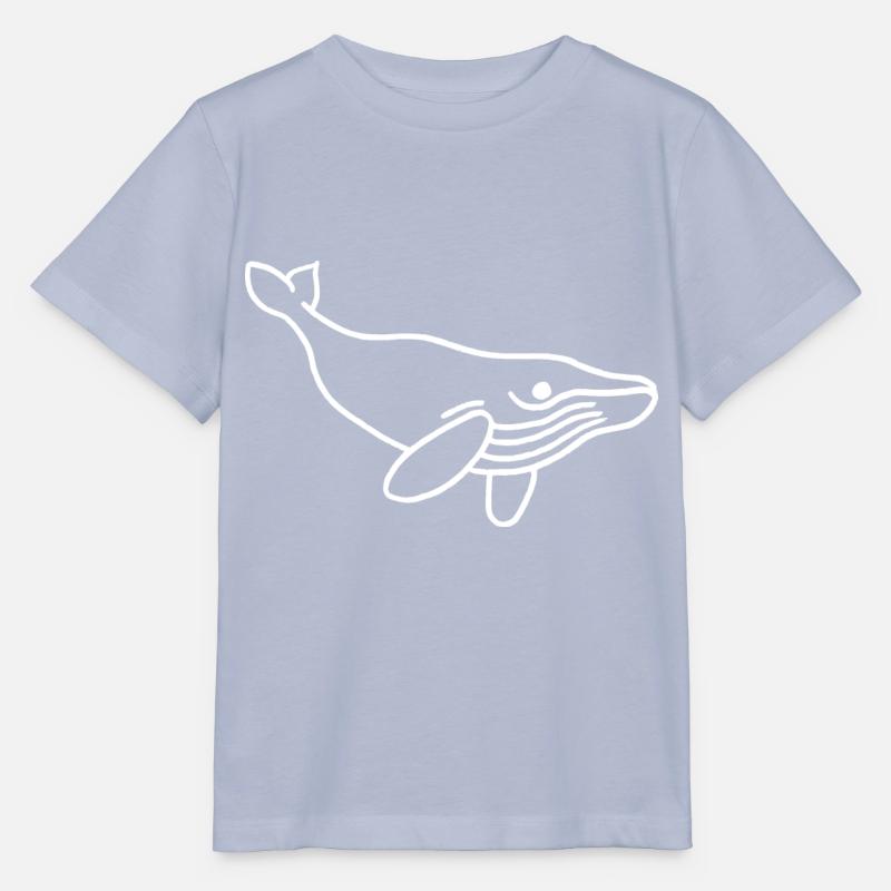 whale - Stanley/Stella MINI CREATOR Kids’ T-Shirt - lavender-violet