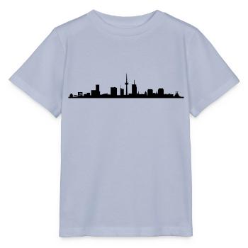 Skyline Essen NRW - Stanley/Stella Kinder T-Shirt MINI CREATOR  - Lavendel-Violett - Vorne - Braiden (125cm)