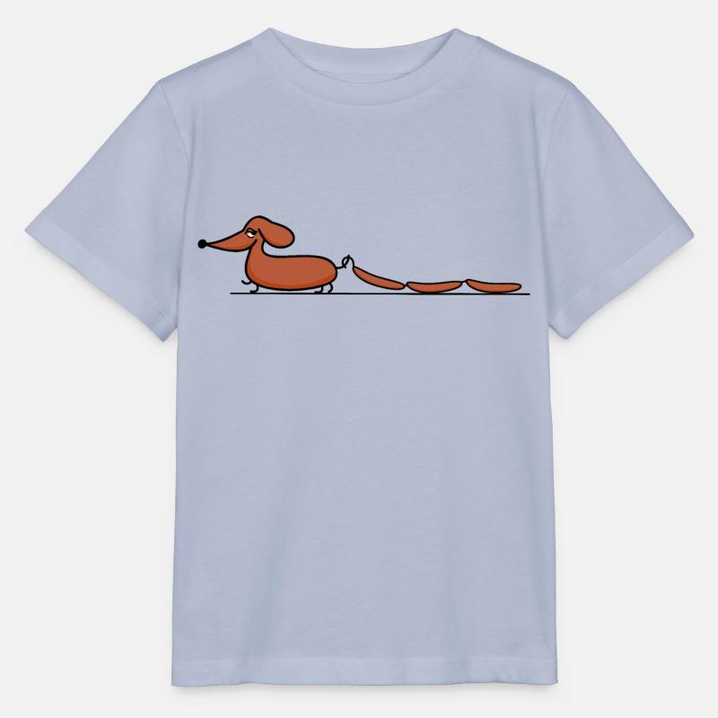 Dackel mit Würstchen - Stanley/Stella Kinder T-Shirt MINI CREATOR  - Lavendel-Violett