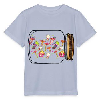 Halloween Pilze Pilz - Stanley/Stella Kinder T-Shirt MINI CREATOR  - Lavendel-Violett - Vorne - Braiden (125cm)