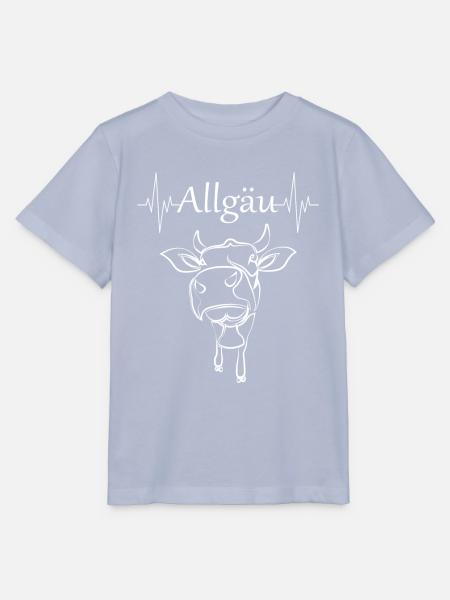 Herzschlag Allgäu mit Kuh - Stanley/Stella Kinder T-Shirt MINI CREATOR  - Lavendel-Violett