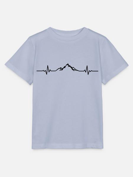 Landschaft - Berge Puls - Stanley/Stella Kinder T-Shirt MINI CREATOR - Lavendel-Violett
