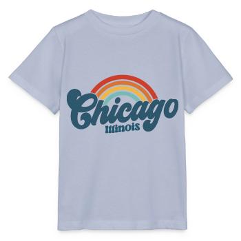 Chicago 70s Hippie - Stanley/Stella MINI CREATOR Kids’ T-Shirt - lavender-violet - Front - Braiden (125cm)