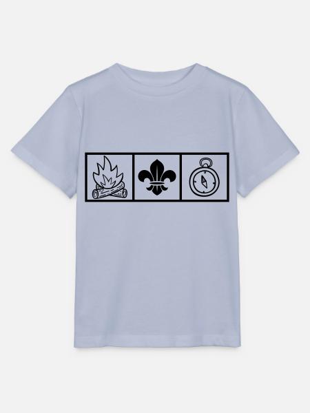 Pfadfinder / Pfadfinder - Stanley/Stella Kinder T-Shirt MINI CREATOR  - Lavendel-Violett