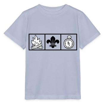Pfadfinder / Pfadfinder - Stanley/Stella Kinder T-Shirt MINI CREATOR  - Lavendel-Violett - Vorne - Braiden (125cm)