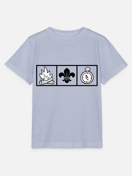 Pfadfinder / Pfadfinder - Stanley/Stella Kinder T-Shirt MINI CREATOR  - Lavendel-Violett