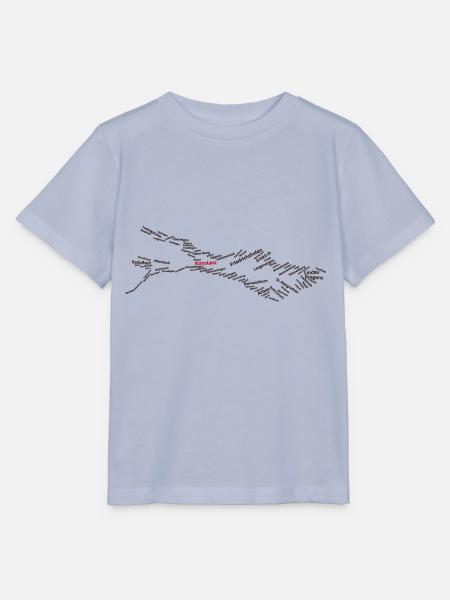 Bodensee | Ortsnamen | Konstanz | Schwarz - Rot - Stanley/Stella Kinder T-Shirt MINI CREATOR  - Lavendel-Violett