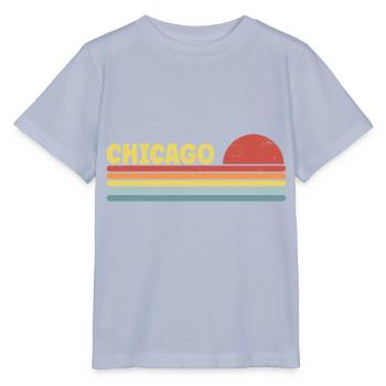 Chicago 70s Hippie - Stanley/Stella MINI CREATOR Kids’ T-Shirt - lavender-violet - Front - Braiden (125cm)