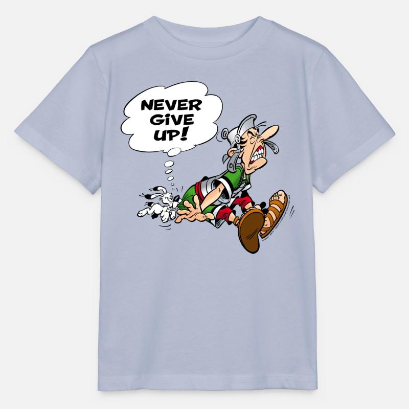 Asterix & Obelix Never Give Up - T-shirt bio MINI CREATOR Stanley/Stella Enfant - lavande-violet