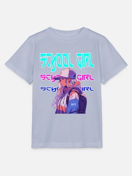 School Girl - Stanley/Stella Kinder T-Shirt MINI CREATOR - Lavendel-Violett