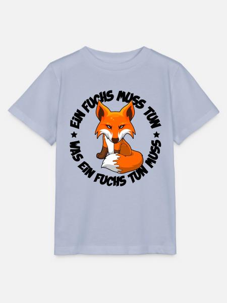 Ein Fuchs muss tun was ein Fuchs tun muss - Stanley/Stella Kinder T-Shirt MINI CREATOR - Lavendel-Violett