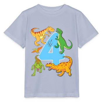 Dinosaures 4 ans garçon - T-shirt bio MINI CREATOR Stanley/Stella Enfant - lavande-violet - Devant - Braiden (125cm)